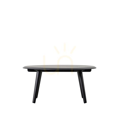 Skontrolujte Konferenčný stolík Gallery Direct Maddox čierny 75 × 75 cm dubová dyha