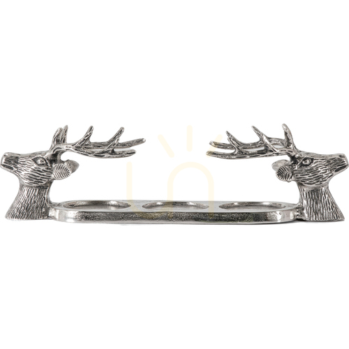 Skontrolujte Svietnik Gallery Direct Stag hliníkový jeleň 42 cm
