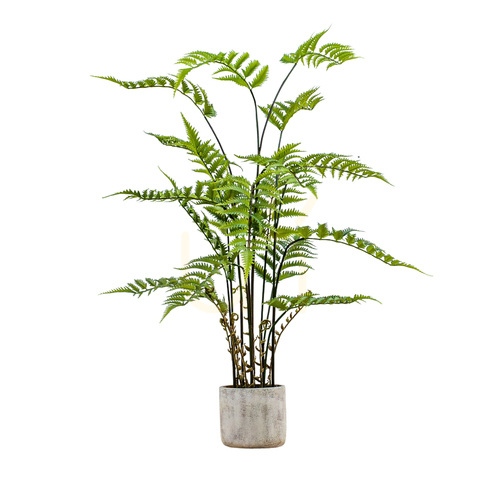 Skontrolujte Umelá papraď v kvetináči Gallery Direct 107 cm krémová/zelená