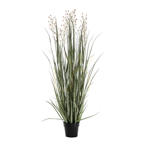 Umelá tráva v kvetináči 9 trsov Gallery Direct zelená a hrdzavohnedá 155 cm small 0