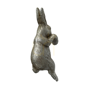 Záves na kvetináč Gallery Direct Pippa Hare strieborný polyresin 2 ks small 2