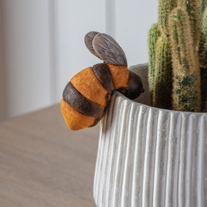Záves na kvetináč Theodore Bee 2 ks Gallery Direct starožitná biela polyresin small 1