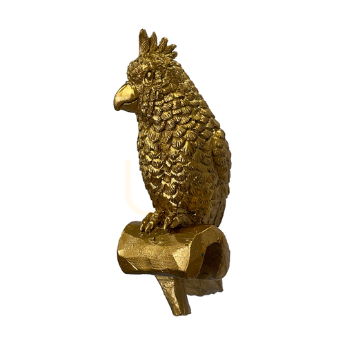 Skontrolujte Záves na kvetináč Levi Parrot zlatý 2 ks Gallery Direct
