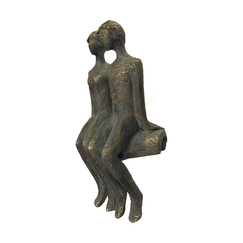 Skontrolujte Záves na kvetináč Togetherness 2 ks bronzový Gallery Direct polyresin 15 cm