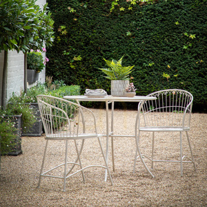 Bistro set Gallery Direct Siracusa 2-miestny kovový Noir round small 1