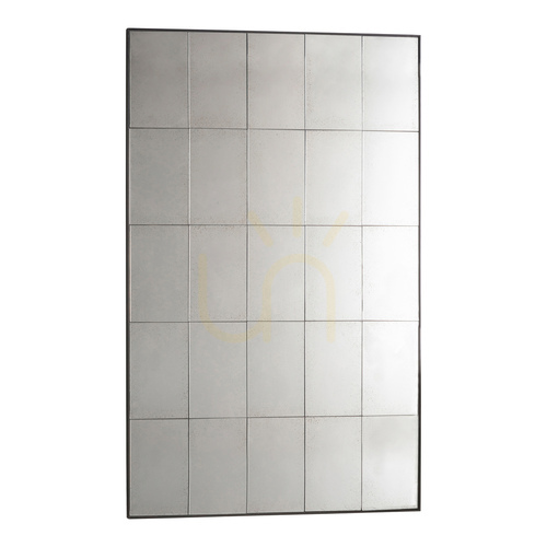 Skontrolujte Zrkadlo Gallery Direct Boxley Antique 100 × 160 cm kovový rám