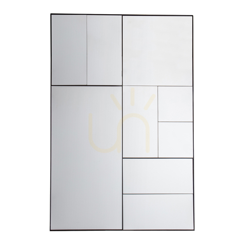 Skontrolujte Zrkadlo Gallery Direct Broadheath čierne 81 × 122 cm