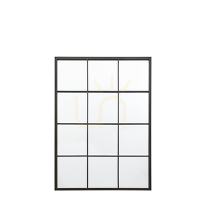 Zrkadlo Gallery Direct Chafford čierne 110 × 80 cm okenný štýl 0 Zrkadlo Gallery Direct Chafford čierne 110 × 80 cm okenný štýl small 0