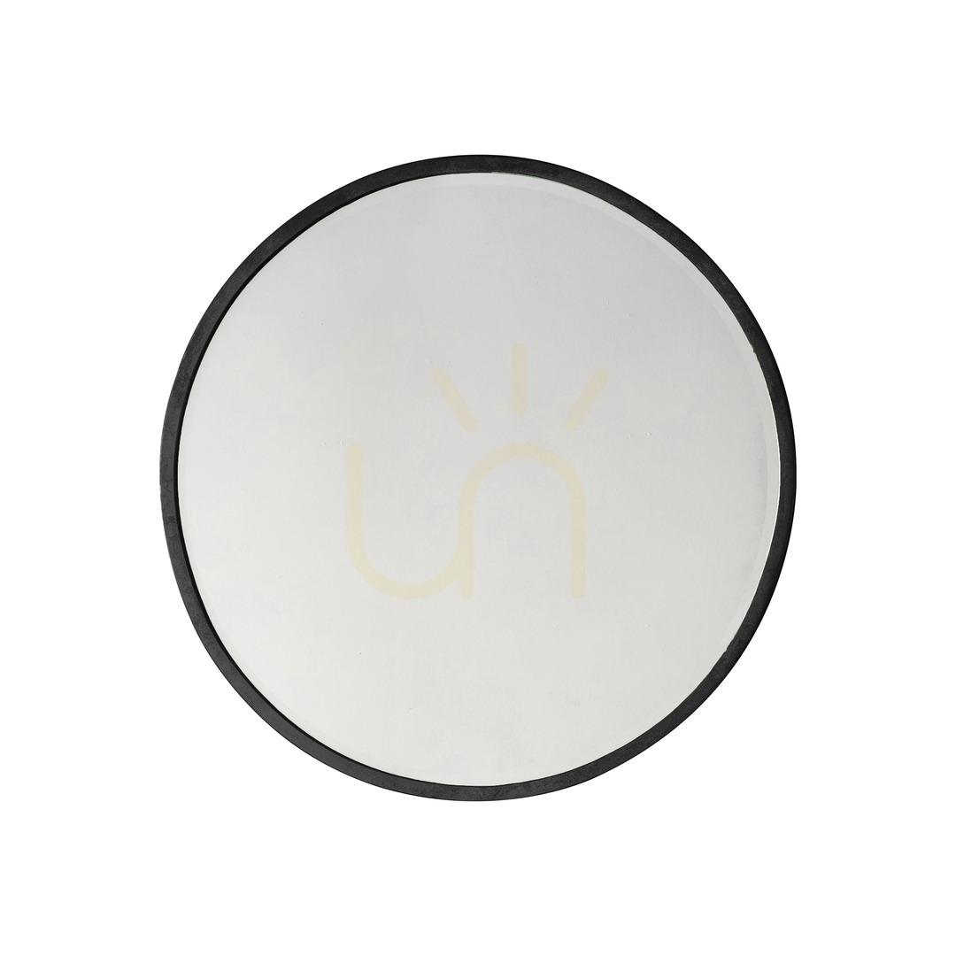 Rund spegel Gallery Direct Higgins svart 60 cm