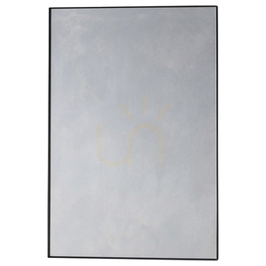 Zrkadlo Gallery Direct Hurston čierne s kovovým rámom 60 × 90 cm small 0