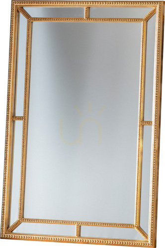 Skontrolujte Obdĺžnikové zrkadlo Gallery Direct Sinatra zlaté 121 x 80 cm