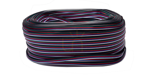 Skontrolujte Päťžilový RGBW kábel pre LED pásiky 5 × 0,35 mm²