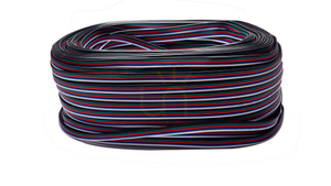 Päťžilový RGBW kábel pre LED pásiky 5 × 0,35 mm² small 0