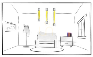Neon Flex Multi One / 24VDC / 20W / 1109lm / 2x160x2835SMD / 360° / 2700K / teplá biela / IP67 / 1 m / Bergman small 1