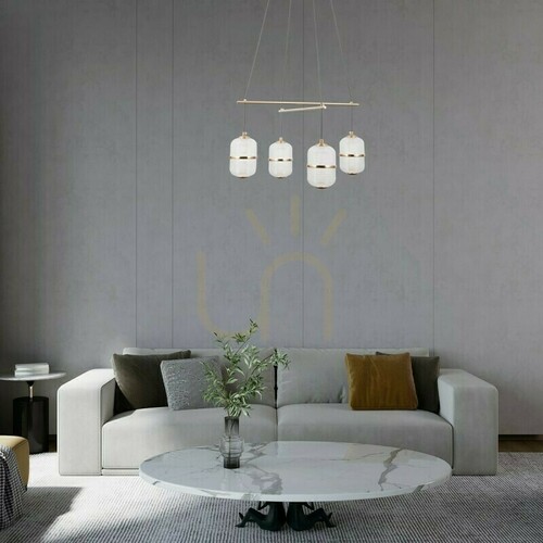Skontrolujte Závesné svietidlo Italux Alani PND-34375-4-HBR zlaté, 4 body LED 24 W 3000 K, 56 cm