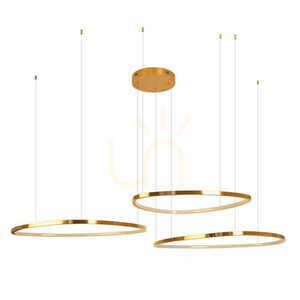Závesné svietidlo Max Light Cayenne 3 P0604D brúsená meď 94 cm LED 130W small 0