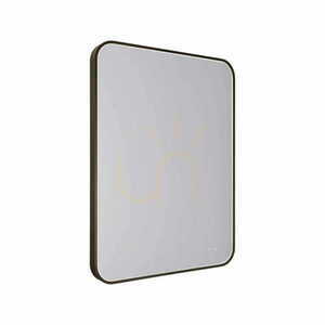 Osvetlené zrkadlo Max Light MIRROR W0385 obdĺžnikové 76x91 cm hnedé stmievateľné small 0
