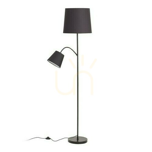 Skontrolujte Príslušenstvo k svietidlám Pampa Floor Stand Black 230 V Led E27 11+7 W.