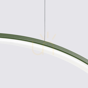 Závesná lampa RIO 110 zelená olivová LED 3000K small 3