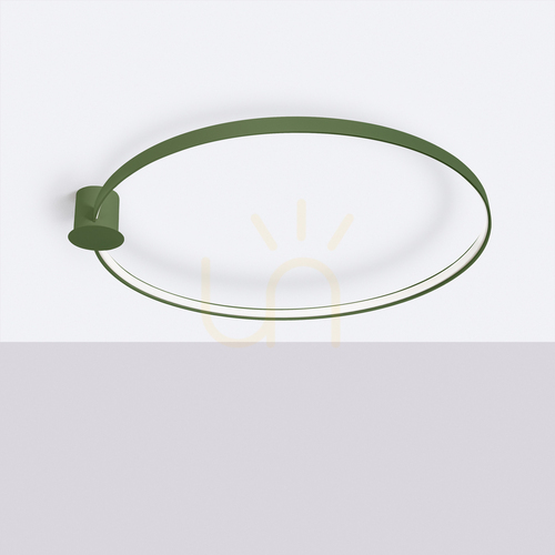 Skontrolujte Plafond RIO 110 olivovo zelená LED 3000K