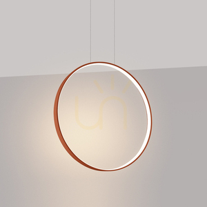 RIO 55 okrovo červená LED závesná lampa 3000K small 2