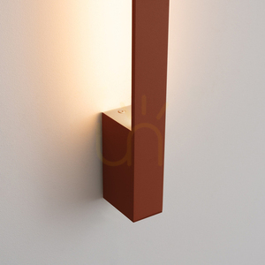 LAHTI 50 okrovo červená nástenná LED lampa 3000K small 3