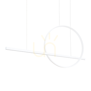 Závesná lampa GLAD biela LED 4000K small 0