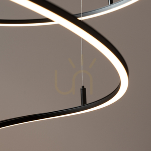 Luster BJORN čierny LED 3000K small 4