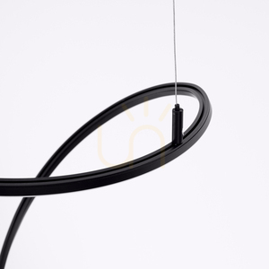 Luster BJORN čierny LED 3000K small 6