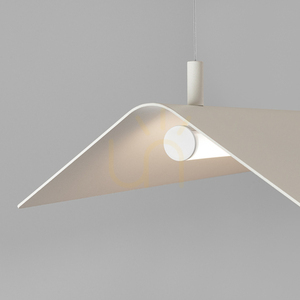 Béžová závesná lampa ELVA LED 4000K small 4