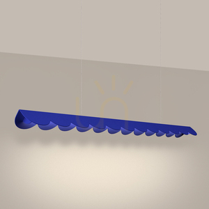 BISCUIT ultramarínová LED závesná lampa 3000K small 2