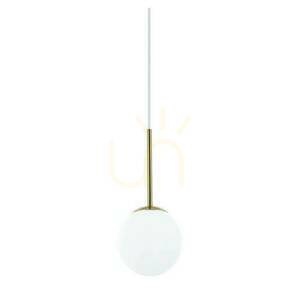Prívesné svietidlo Bao Gold IP44 Open Design Highlights, biele sklo, G9 small 0
