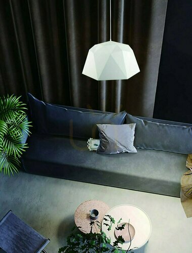 Skontrolujte Závesné svietidlo Open Design Highlights Iseo biely piesok E27 18W IP20 400 mm
