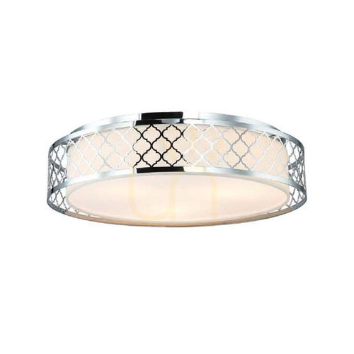 Skontrolujte Plafón Open Design Highlights Cavalli biely chróm 3xE27 52 cm