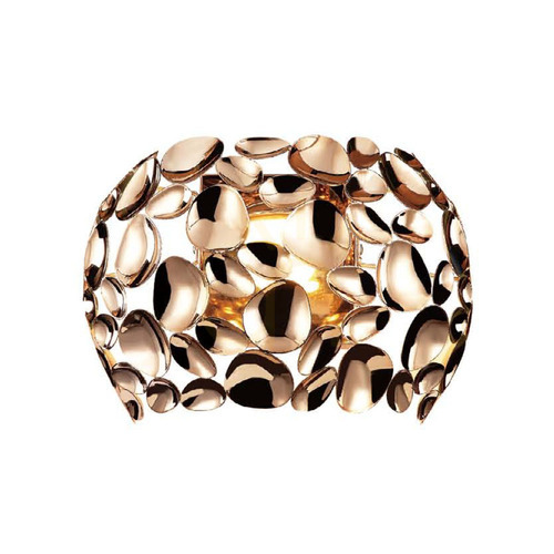 Skontrolujte Nástenné svietidlo Carera Gold, kovové, G9, 310 mm, Open Design Highlights