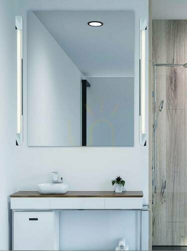 Skontrolujte Nástenné svietidlo Open Design Highlights Primo IP44 928 mm biely opál chróm 14W 3000K