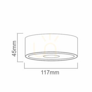 Stropné LED svietidlo Neo Bianco Slim 10W 3000K biela matná Open Design Highlights small 4