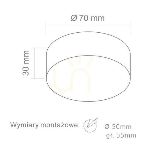 Skontrolujte Zapustené svietidlo Open Design Highlights Bola LED 5W 3000K matná biela IP20
