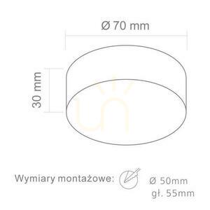 Zapustené svietidlo Open Design Highlights Bola LED 5W 3000K matná biela IP20 small 1