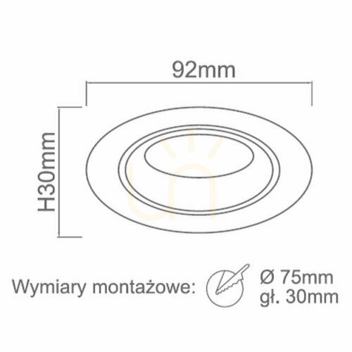 Skontrolujte Zapustené svietidlo Open Design Highlights Foro matná biela GU10 92 mm