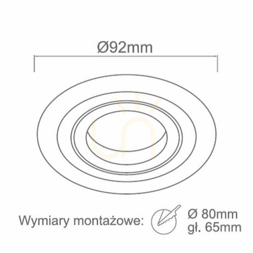 Skontrolujte Zapustené svietidlo Open Design Highlights Pio matná čierna GU10 Ø92 mm