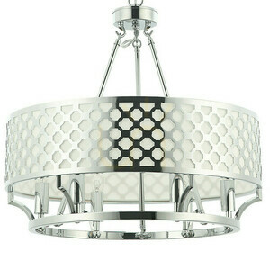 Závesné svietidlo Open Design Highlights Verno biele chróm 6xE14 550 mm small 2