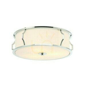 Plafón Open Design Highlights Pirelo biely chróm 3x E14 40 cm small 2