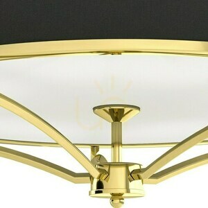 Plafón Stesso Open Design Highlights biely čierny zlatý 4xE27 589 mm small 4