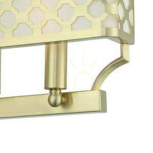 Nástenné svietidlo Verno Open Design Highlights bielo-zlaté 2x E14 12W IP20 small 3