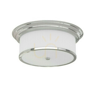 Plafón Famburo Open Design Highlights biely chróm 3xE14 39 cm small 0
