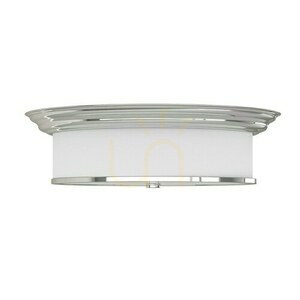 Plafón Famburo Open Design Highlights biely chróm 4xE14 49 cm small 4