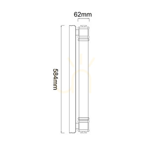 Nástenné svietidlo Open Design Highlights Omi Gold IP44 LED 13W 3000K biela matná small 4