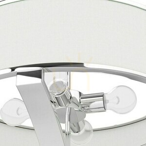 Závesné svietidlo Gerdo 4x E27 bielo-krémové chróm Open Design Highlights small 2