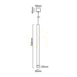 Prívesné svietidlo Open Design Highlights Q biele/ružové zlato G9 28 mm 3,5 W small 6